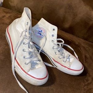 White High Top Converse